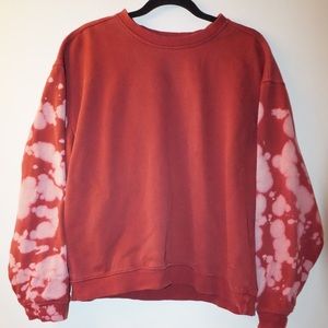 Oversized crew-neck sweatshirt